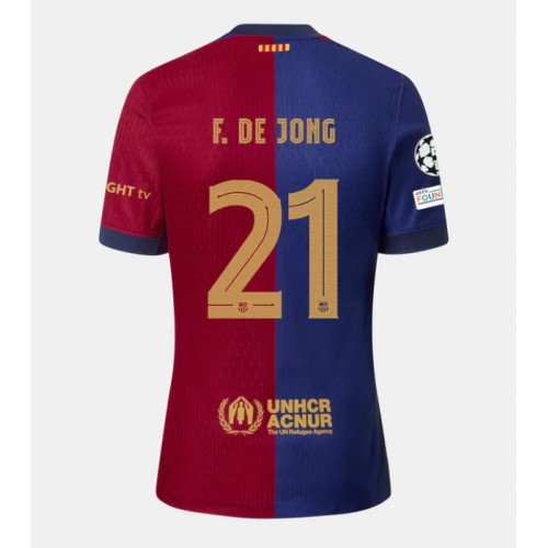 Dres Barcelona Frenkie de Jong #21 Domaci 2024-25 Kratak Rukav